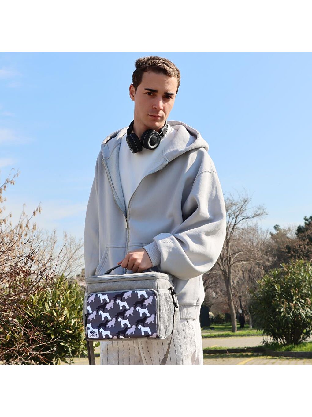 Dogs Isı Yalıtımlı Çanta Gri-4