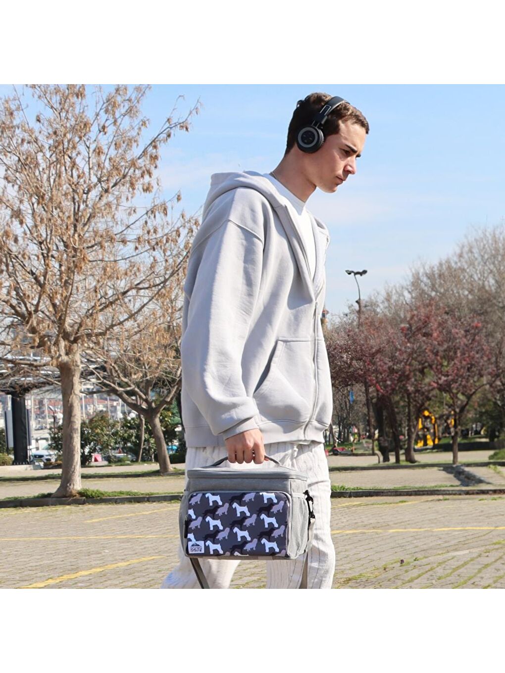 Dogs Isı Yalıtımlı Çanta Gri-5