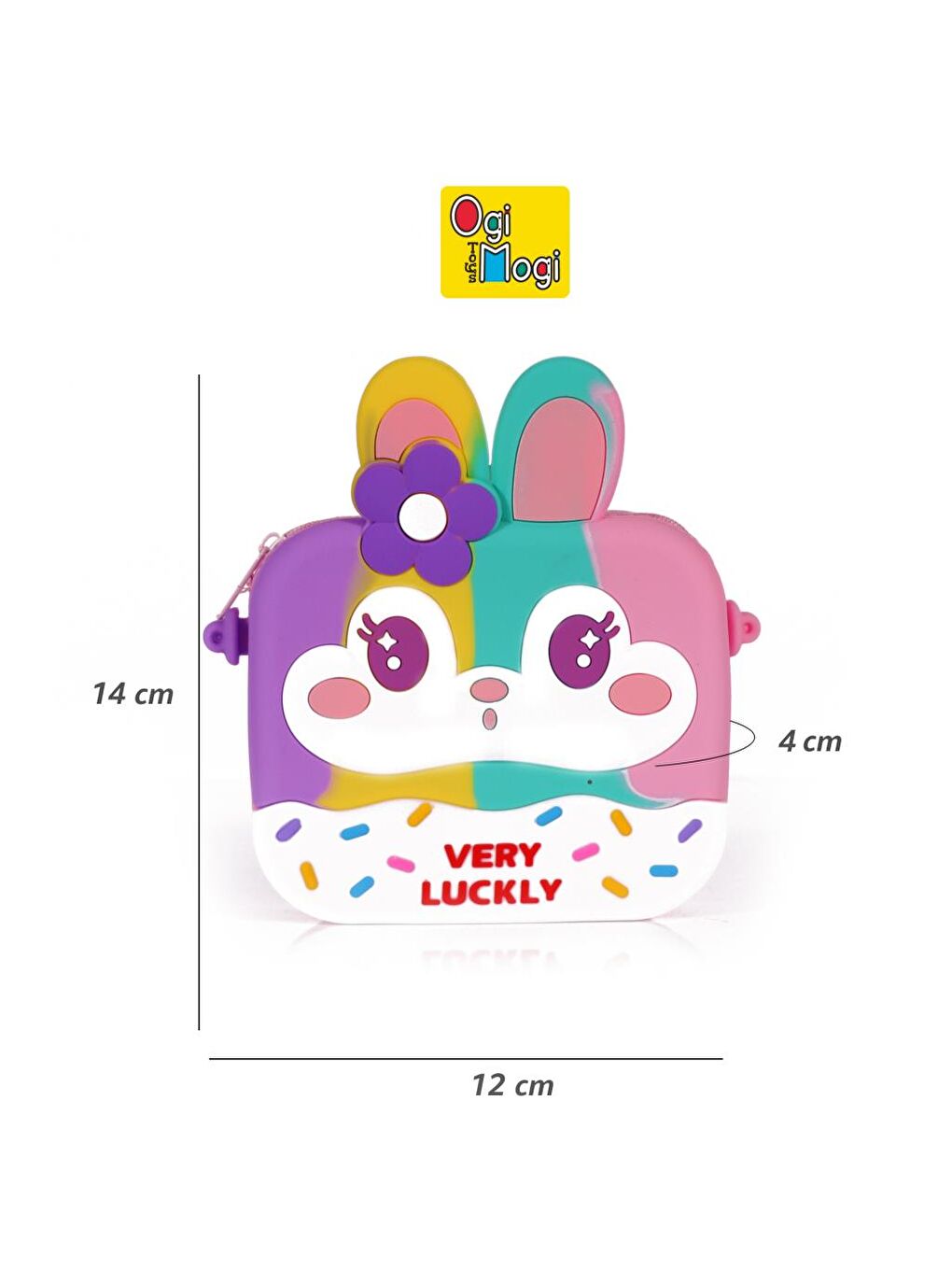 Karışık Silikon Tavşan El Çantası