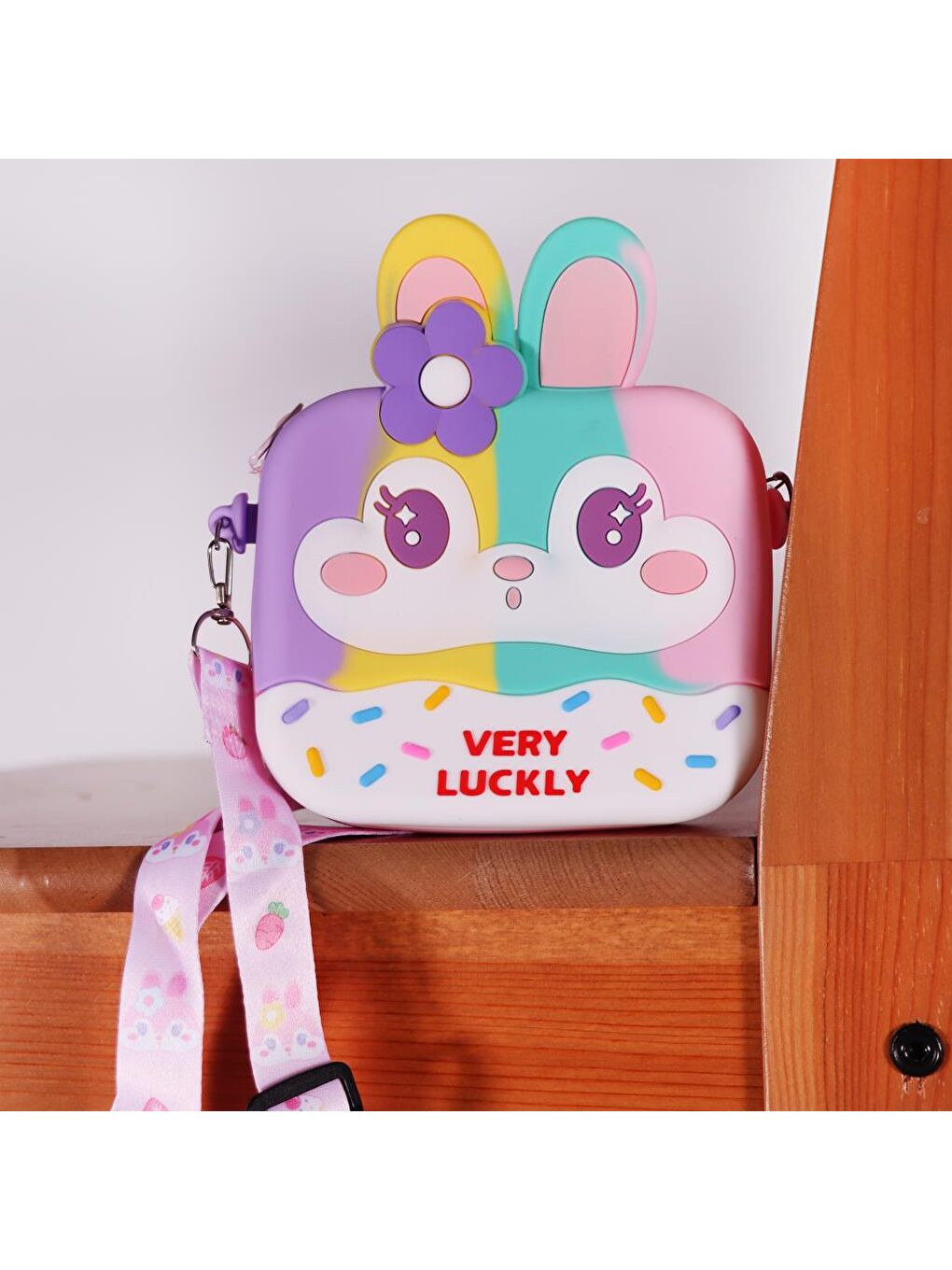 Karışık Silikon Tavşan El Çantası-5