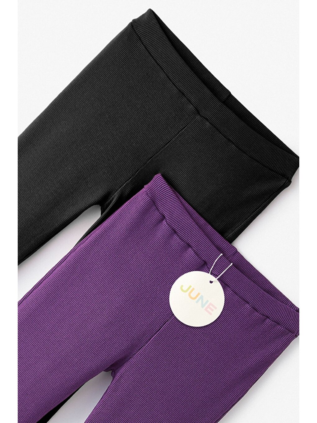 Mor Kız Çocuk 2'li Kaşkorse Tayt-3