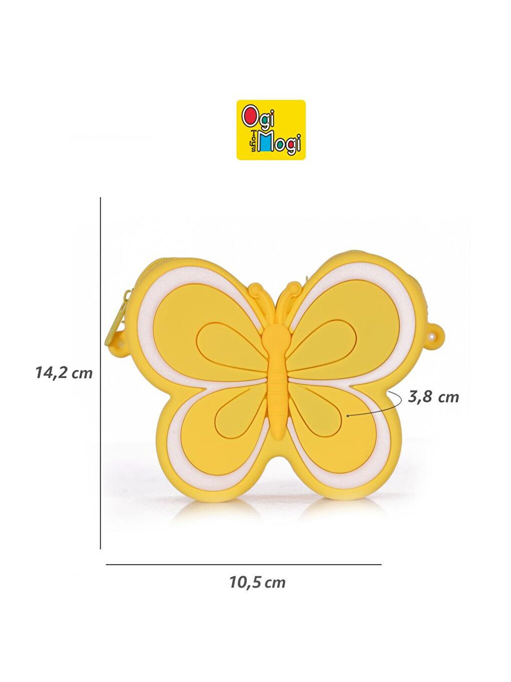Ogi Mogi Toys Sari Silikon Sarı Kelebek Omuz Çantası - 5