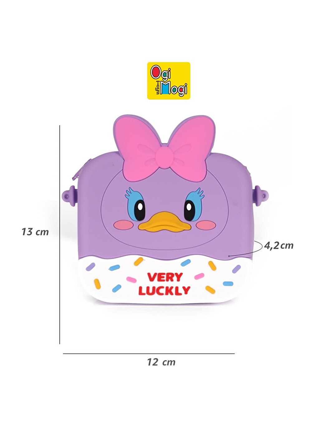 Ogi Mogi Toys Silikon Mor Ördek El Çantası - 5