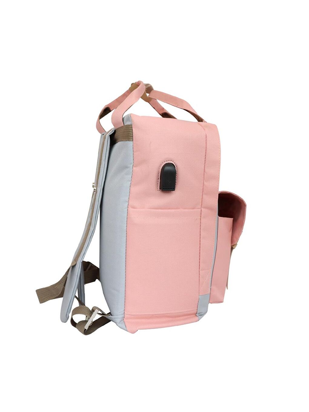 Biggdesign Cats USB Girişli Sırt Çantası Pembe - 1