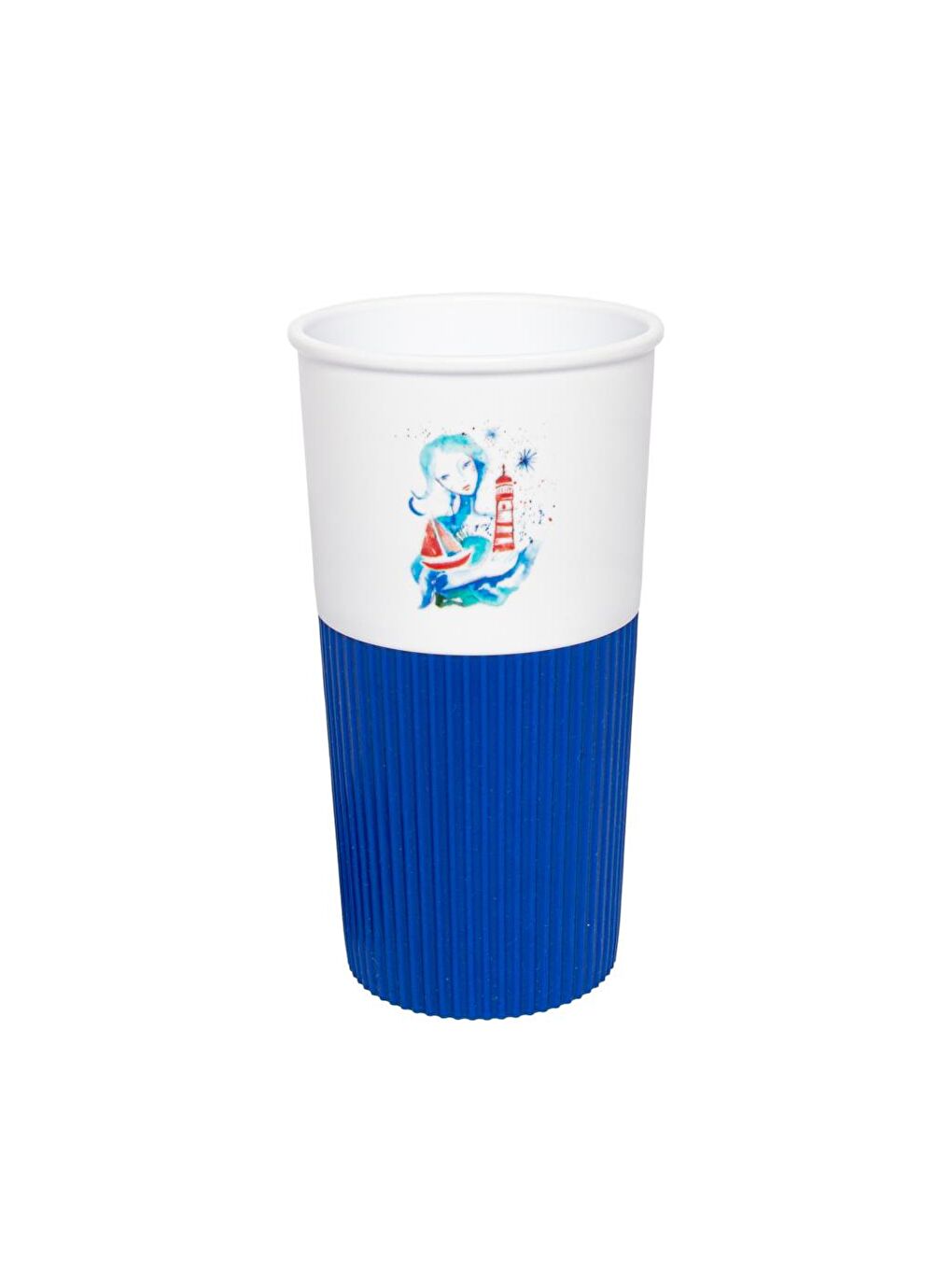 Mavi Fenerci Kız 450 Ml Plastik Mug-2