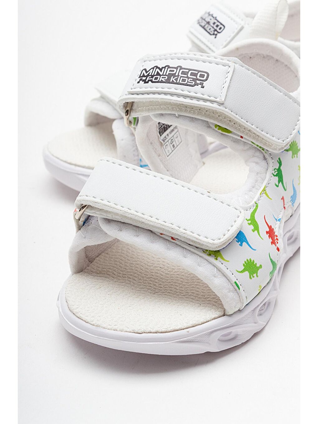 Erkek Çocuk Beyaz Işıklı Anatomik Hafif Spor Sandalet-1