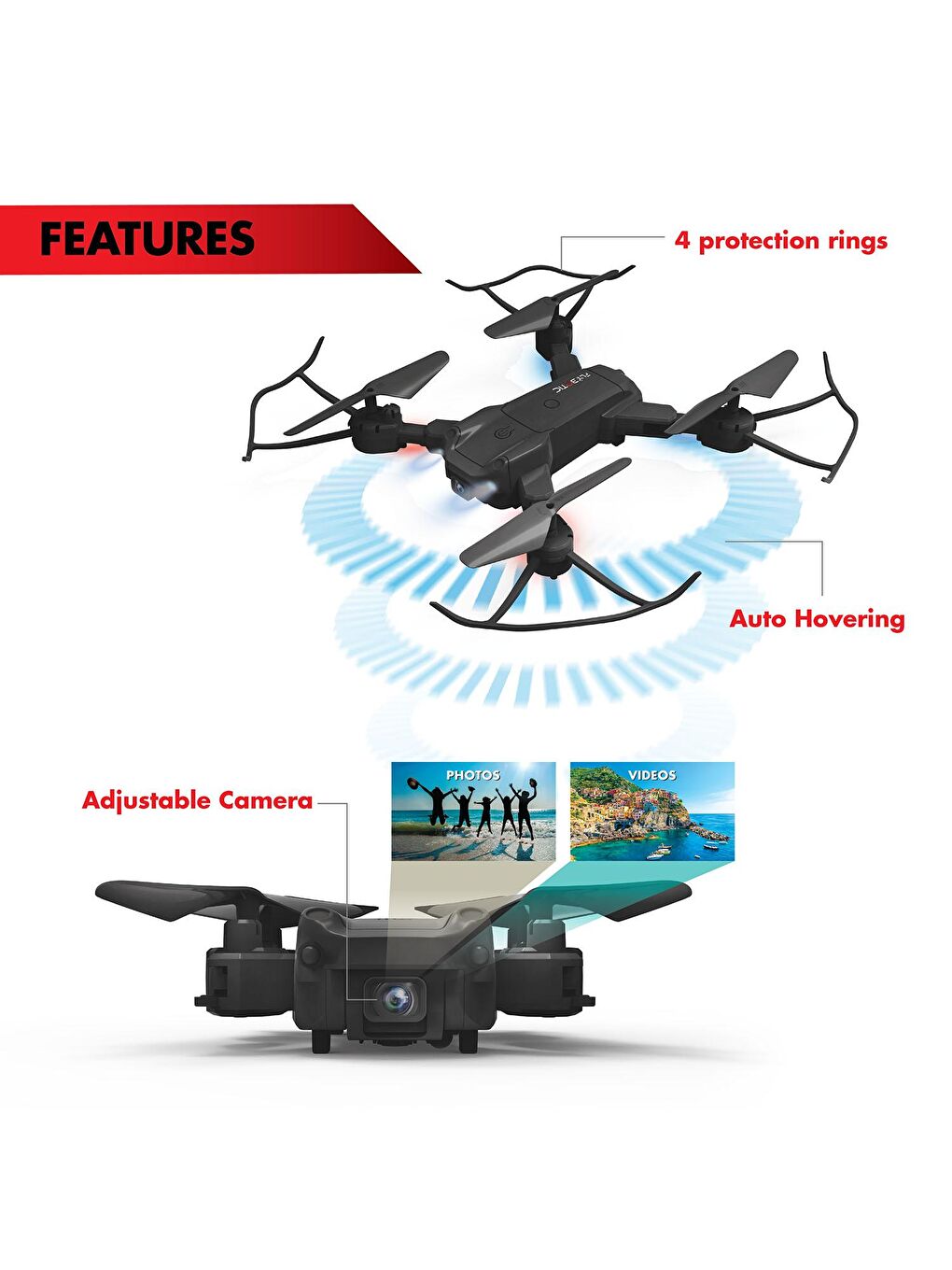 Silverlit Siyah Foldable Drone 84811 - 3