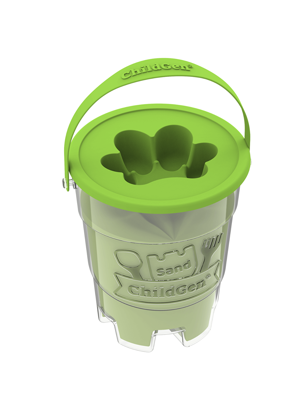 Doğal Kinetik Kum 500gr - Yeşil-1