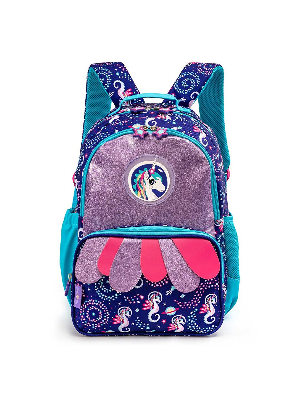 Mor Ayris Çocuk Okul Çantası ve Bel Çantası Fonksiyonlu Kalem Kutusu Seti-2