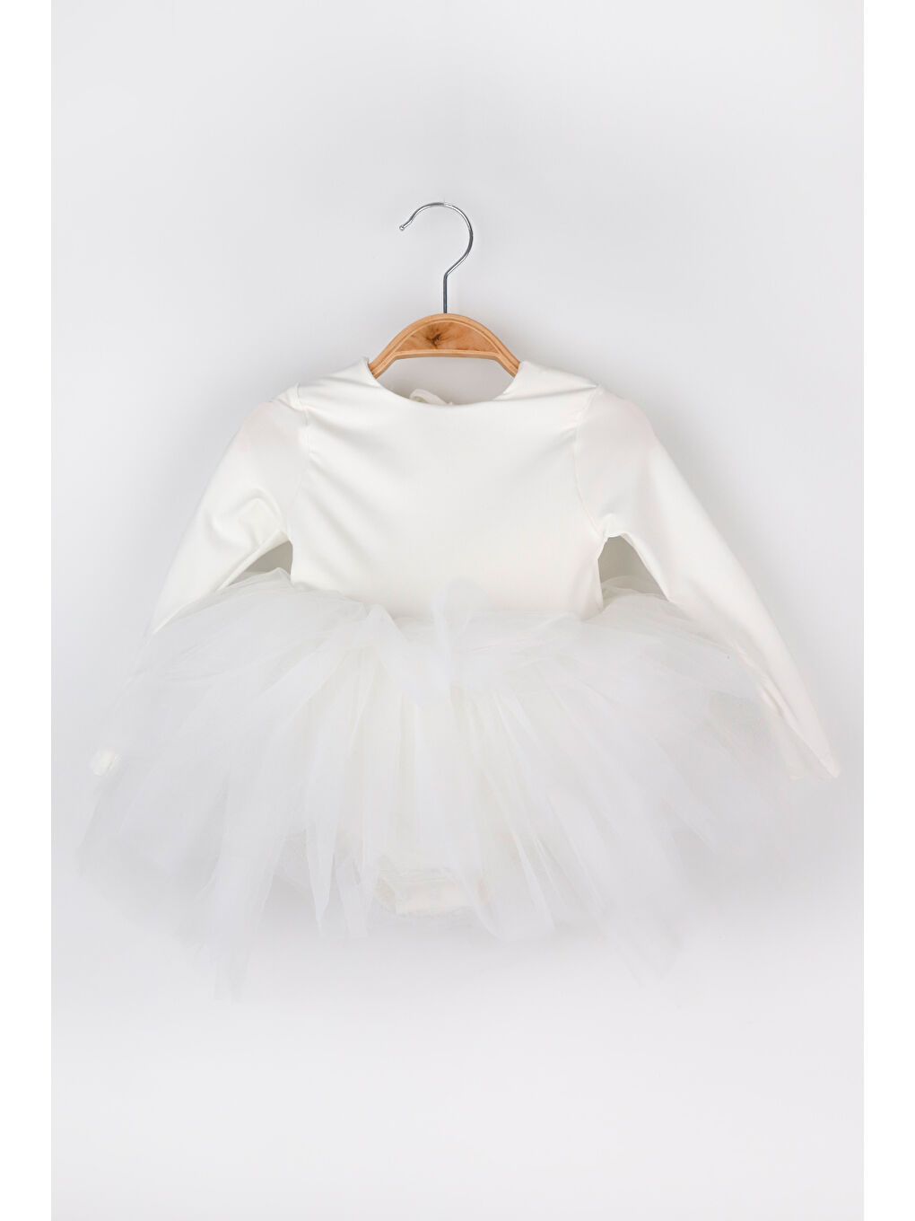 Ekru Tütü Etekli Kız Çocuk Balerin Elbise - Miranda-2