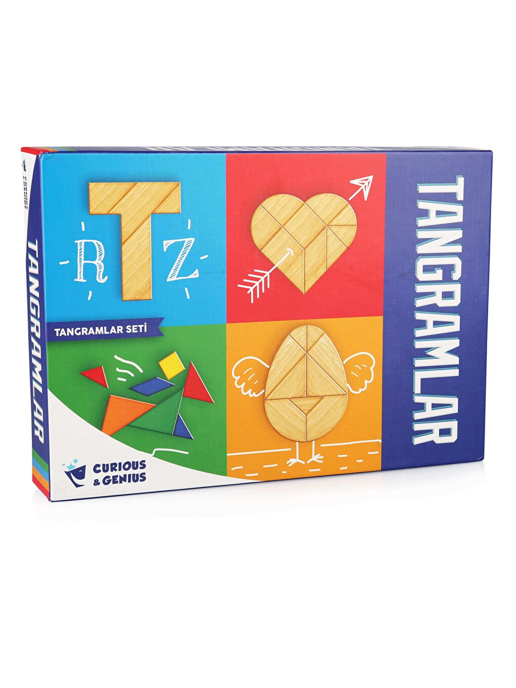 Curious&Genius Curious and Genius Tangram Seti