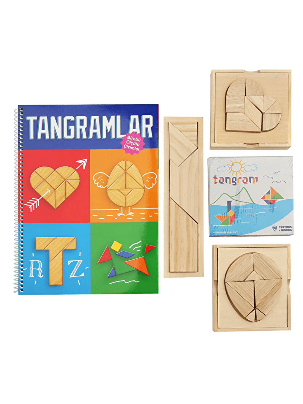 Curious&Genius Curious and Genius Tangram Seti - 1