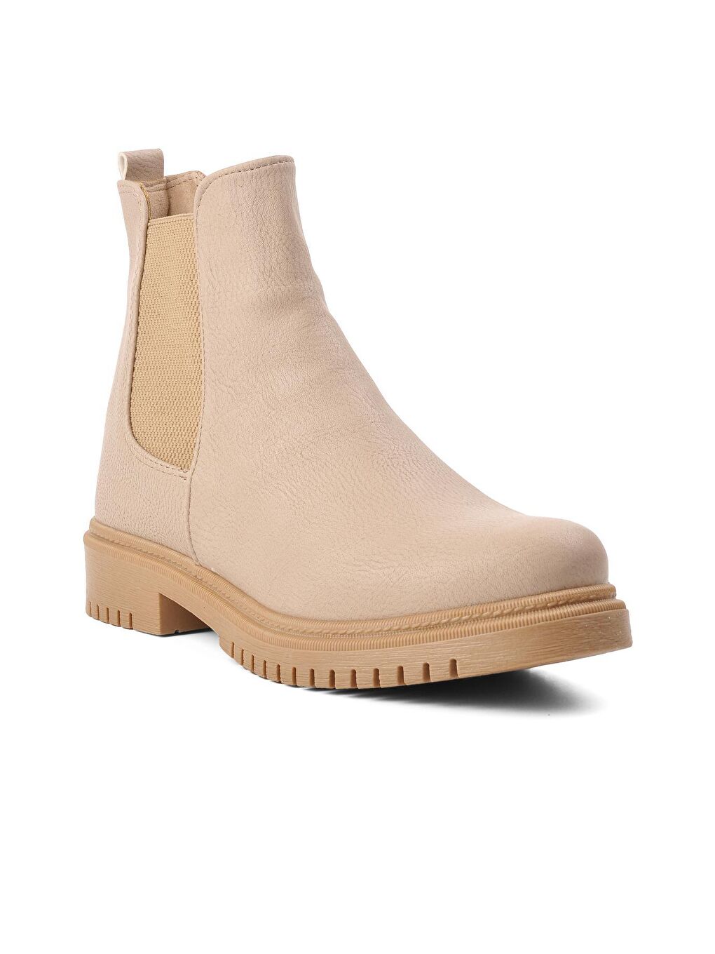 2163 Bej İçi Polarlı Kadın Chelsea Bot-2