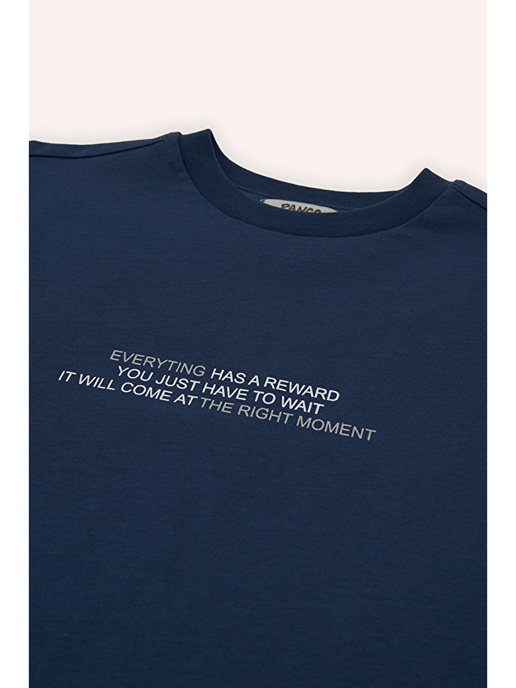 Lacivert Erkek Çocuk Baskılı T-Shirt-3