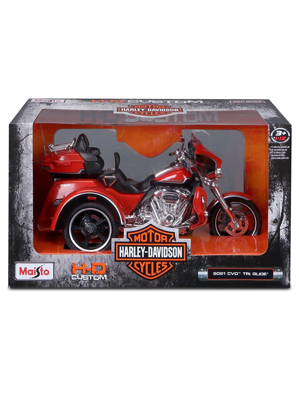 Maisto Karışık Harley-Davidson 2021 CVO TRI Glide Motosiklet 1/12 32337 - 2