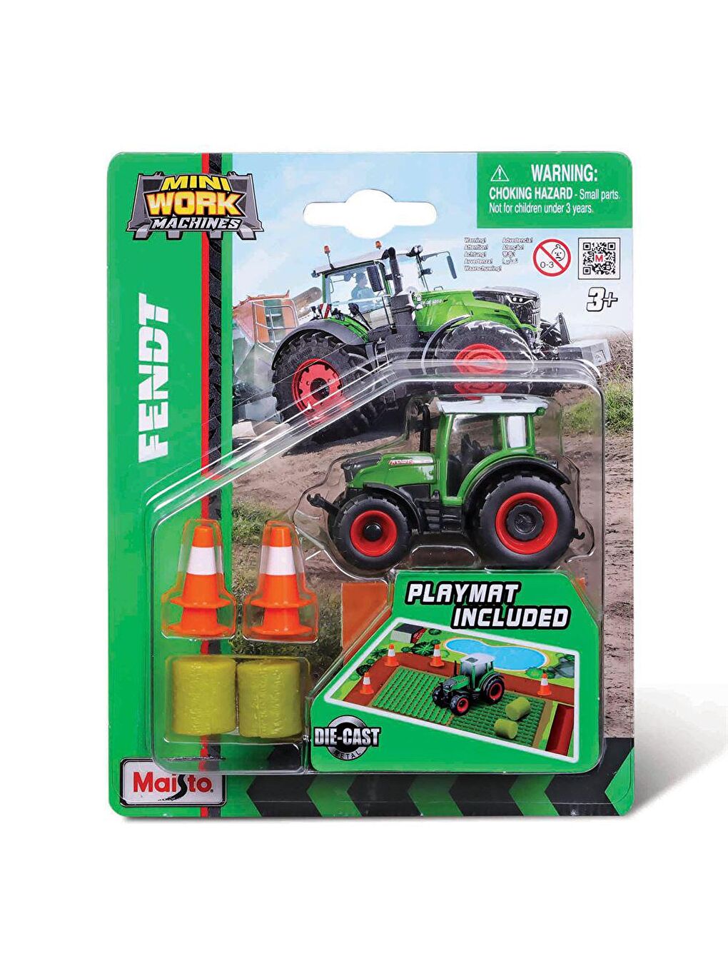 Maisto Karışık Mini Work Machines Traktör Oyun Seti - Fendt - 2