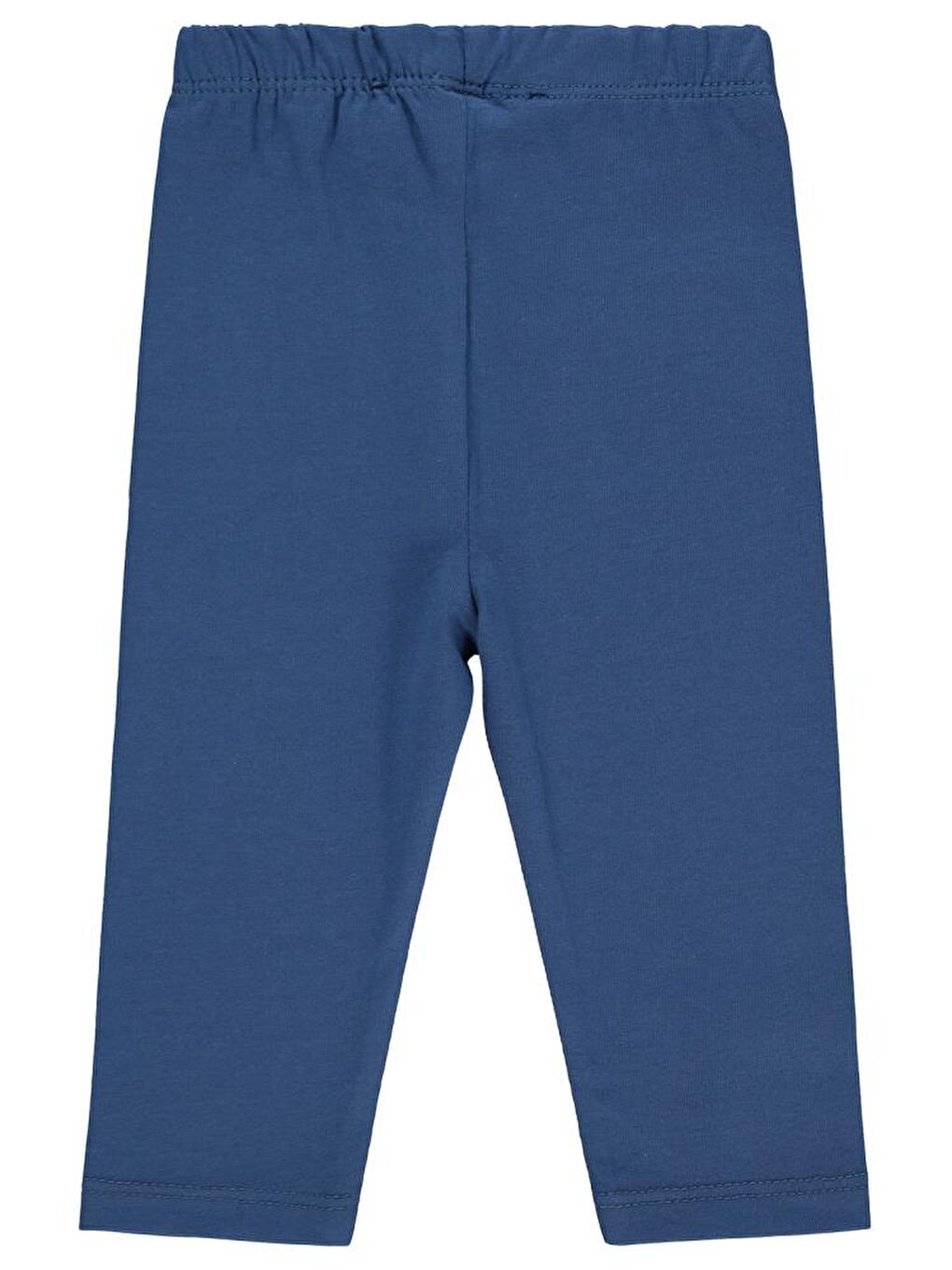 İndigo Baby Düz Model Yan Dikişsiz 6-18 Ay Uzun Tayt - Mavi 6-9 Ay