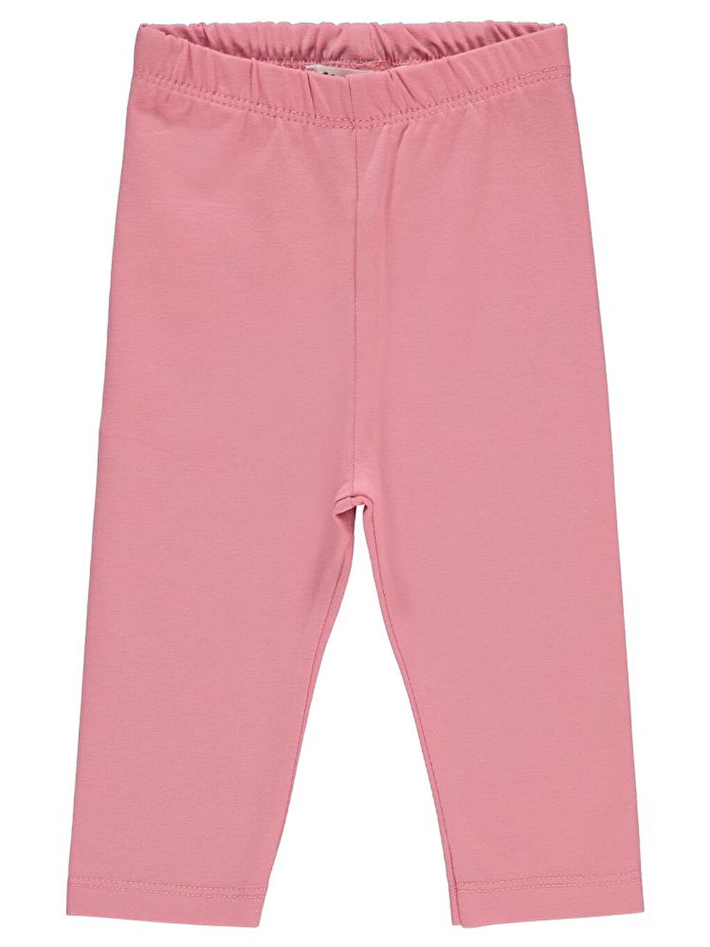 Pembe Baby Düz Model Yan Dikişsiz 6-18 Ay Uzun Tayt - Pudra 9-12 Ay-1