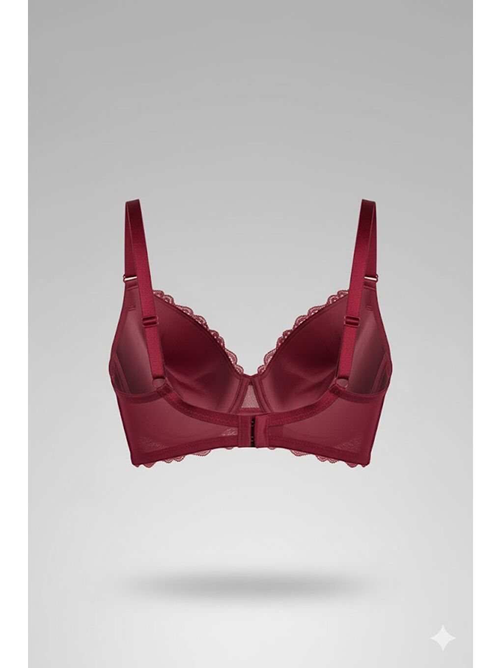 Desteksiz Sütyen C18040 Bordo-1