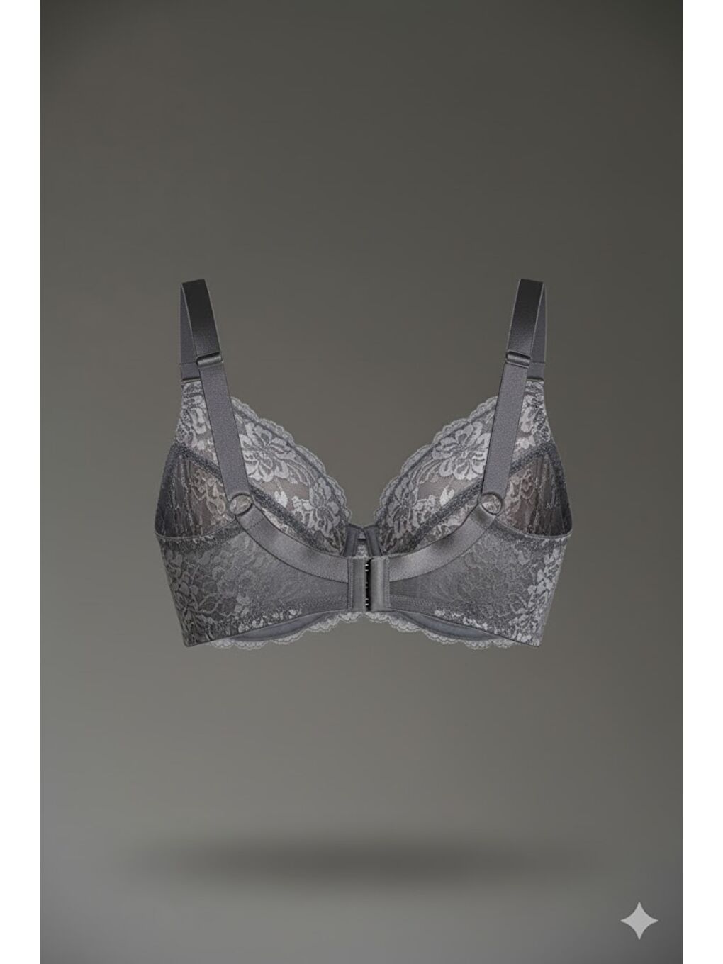 Desteksiz Sütyen C18040 Gri-1