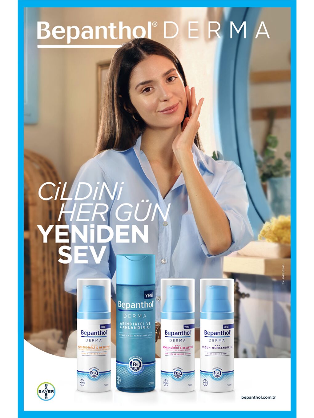 Bepanthol Derma Nemlendirici & Besleyici SPF25 Güneş Koruyuculu Günlük Yüz Bakım Kremi - Kuru Hassas Ciltler - 2