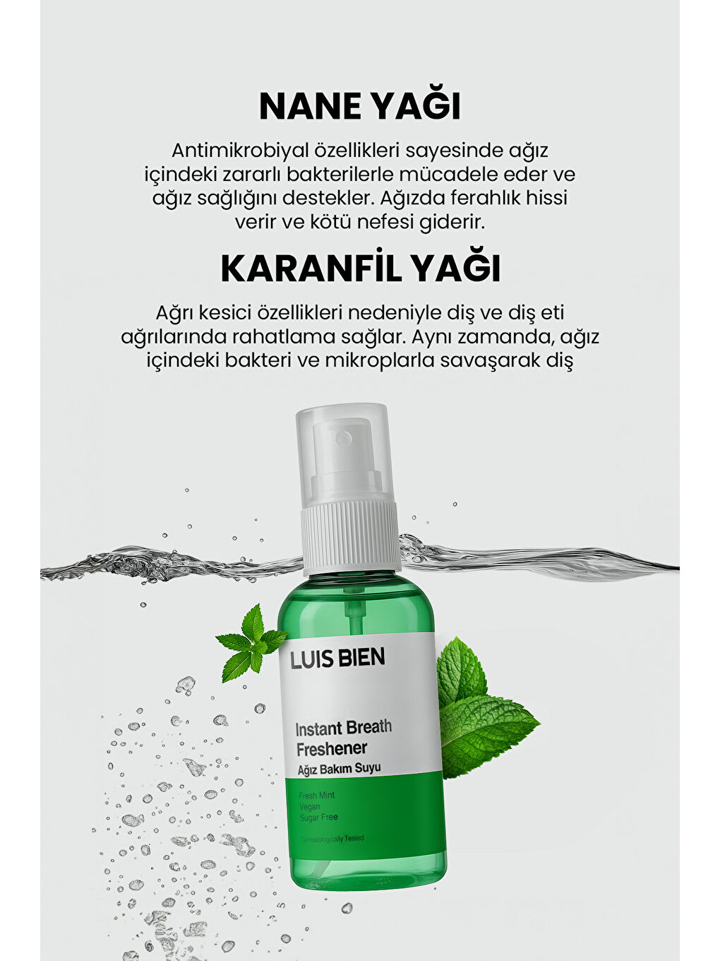 Ağız Bakım Seti ( Aktif Karbon Diş Tozu + Aktif Karbon Diş Macunu +Naneli Ağız Bakım Suyu)-3