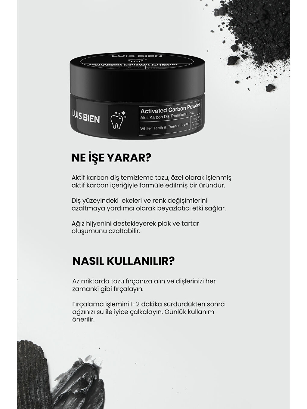 Diş Beyazlatma Seti + Bambu Diş Fırçası-3