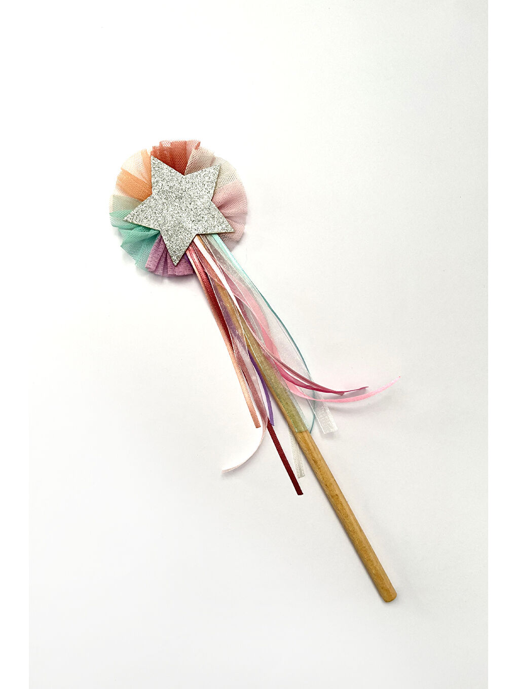 Gri Gümüş Yıldızlı Kanat Asa Saç Bandı Set-2