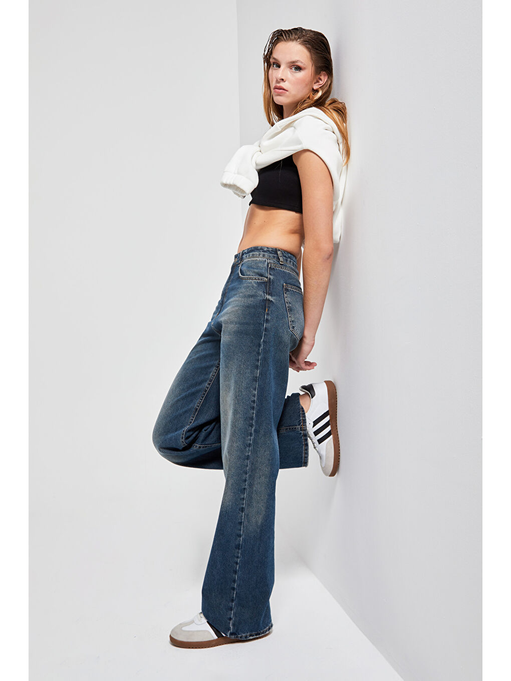 Mavi Kadın Koyu Tint Renk 2w425 Straight Fit %100 Pamuk Denim-2