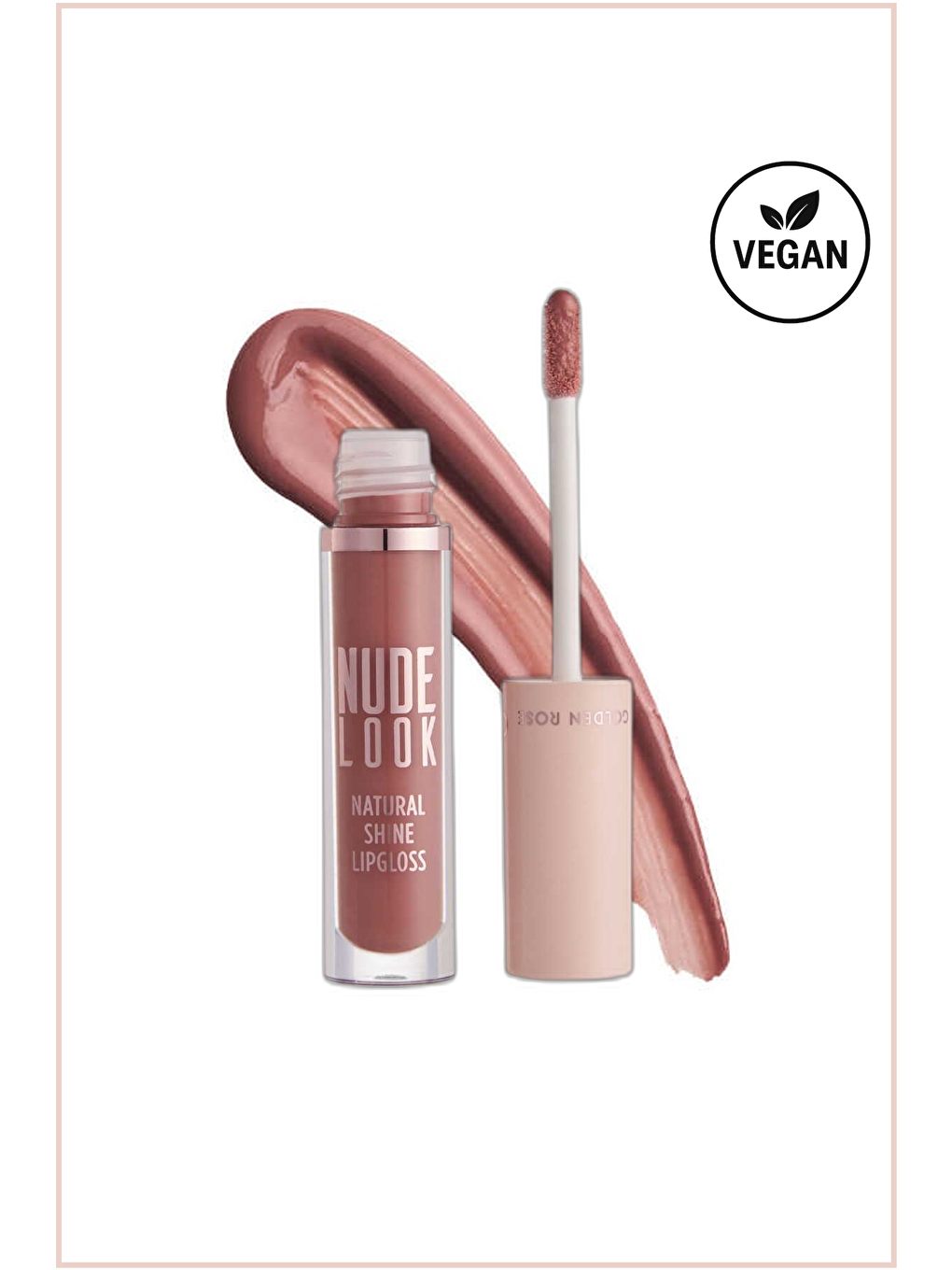 Nude Look Natural Shine Lipgloss 04 Peachy Nude Dudak Parlatıcısı 4,5 ml-1