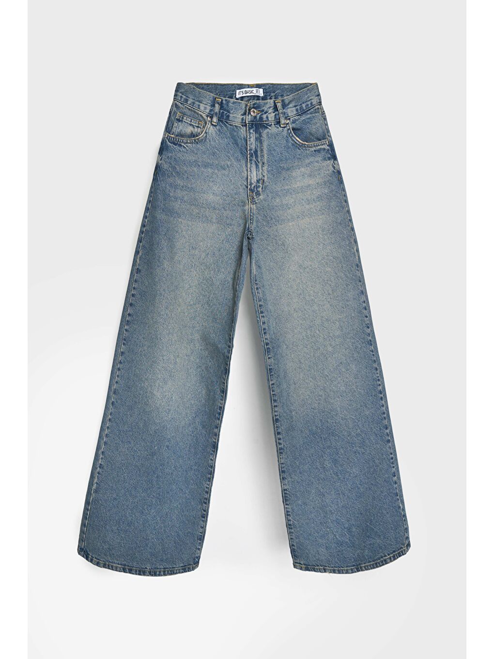 Mavi Kadın T.Kot Rengi Hera 2S5-32 Palazzo Fit %100 Pamuk Orta Bel Denim Jean-2