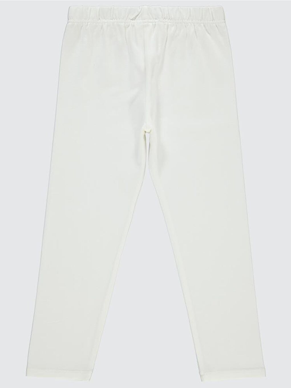 Girls Basic 6-9 Yaş Tayt - Ekru 9-10 Yaş-1