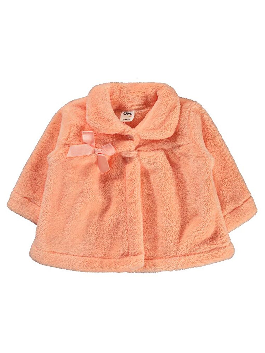 Pembe Baby Fiyonklu 6-18 Ay Hırka - Pudra 9-12 Ay-1