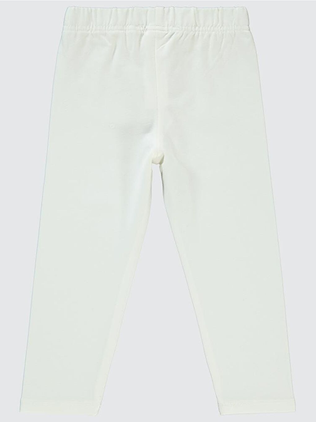 Girls Basic 2-5 Yaş Tayt - Ekru 5-6 Yaş