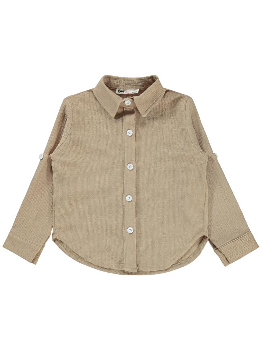 Girls Kız Çocuk Gömlek 2-5 Yaş Açık Bej-2