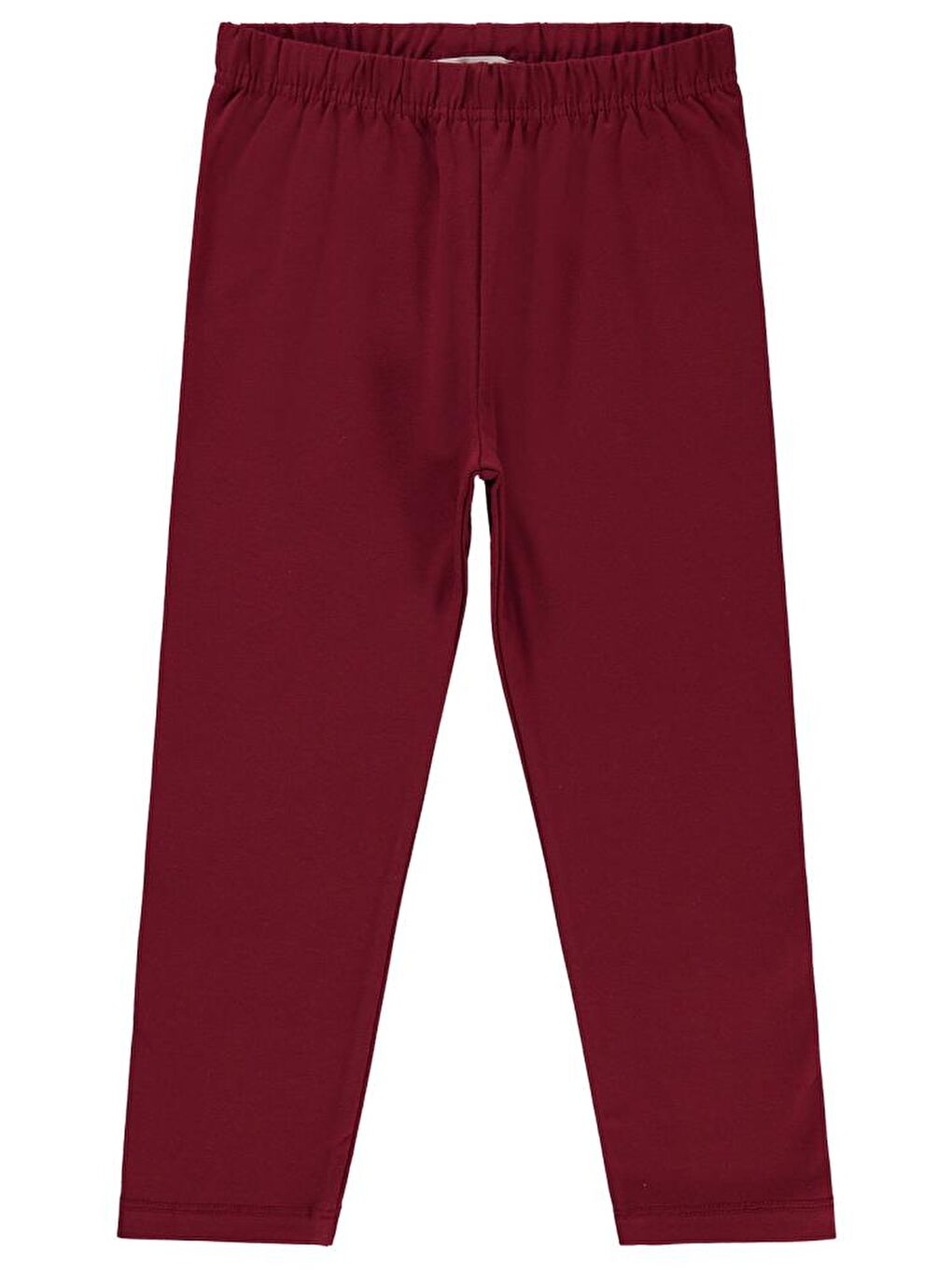 Girls Basic 6-9 Yaş Tayt - Bordo 7-8 Yaş