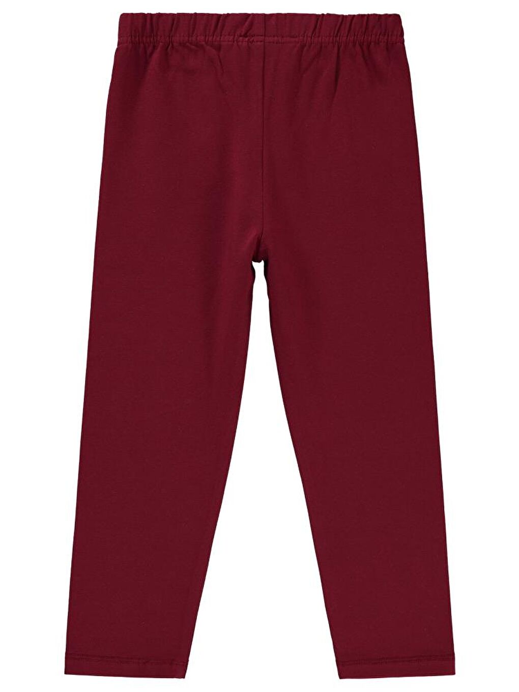 Girls Basic 6-9 Yaş Tayt - Bordo 7-8 Yaş-1