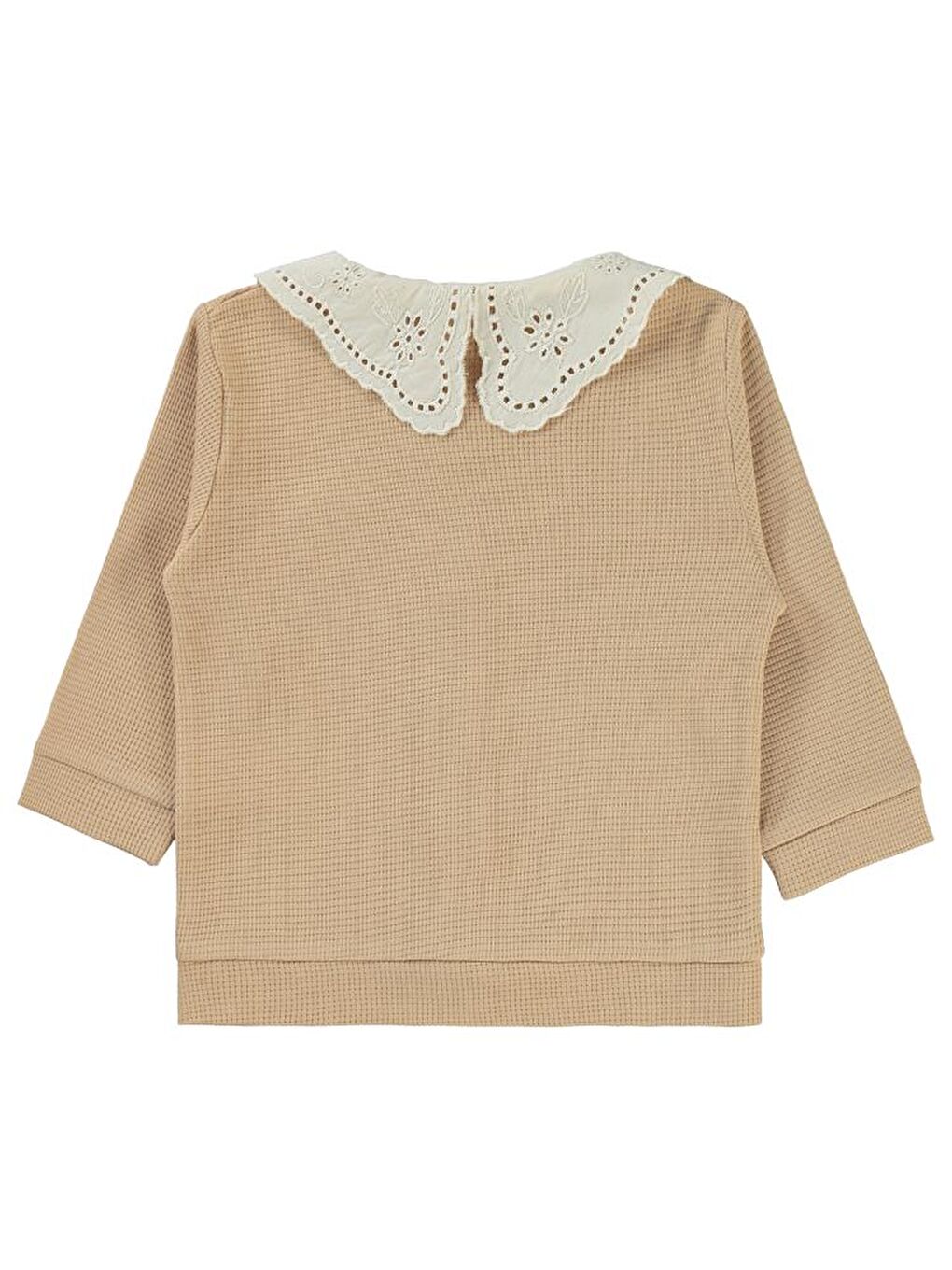 Baby Yaka Dantelli 6-18 Ay Hırka - Bej 6-9 Ay-1