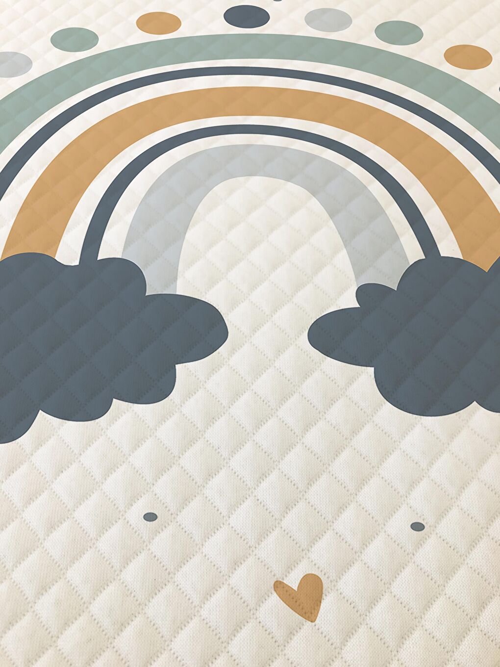 Karışık Desen Tek Kişilik Çocuk Pike Takımı 160x220 cm-1