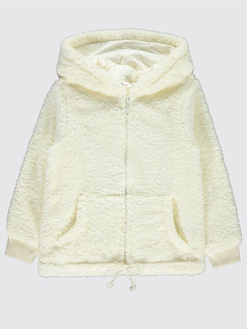 Kız Çocuk Kapüşonlu Hırka 6 9 Yaş Ekru-2