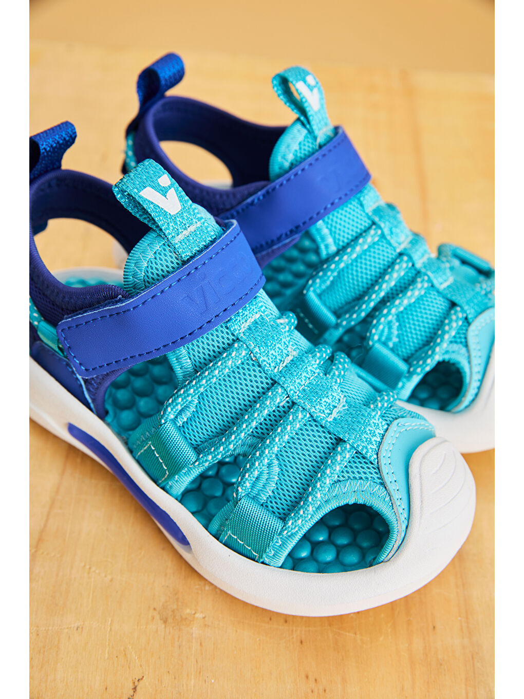 Thin Işıklı Erkek Okul Öncesi Yeşil Sandalet-2