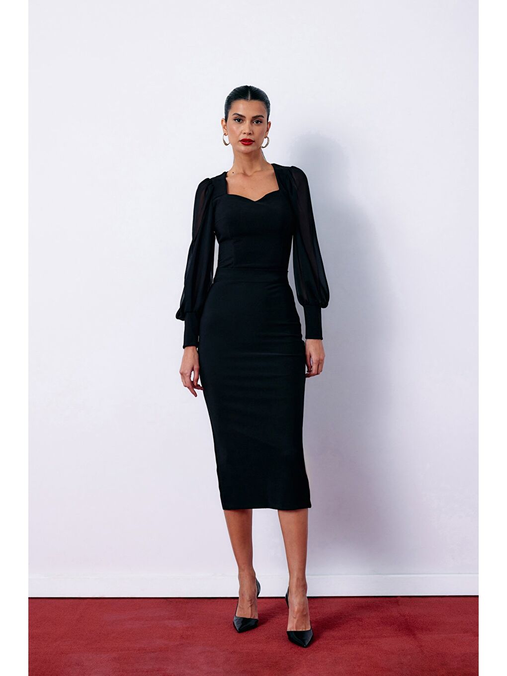 Midi Boy Kalem Etek - Siyah-1