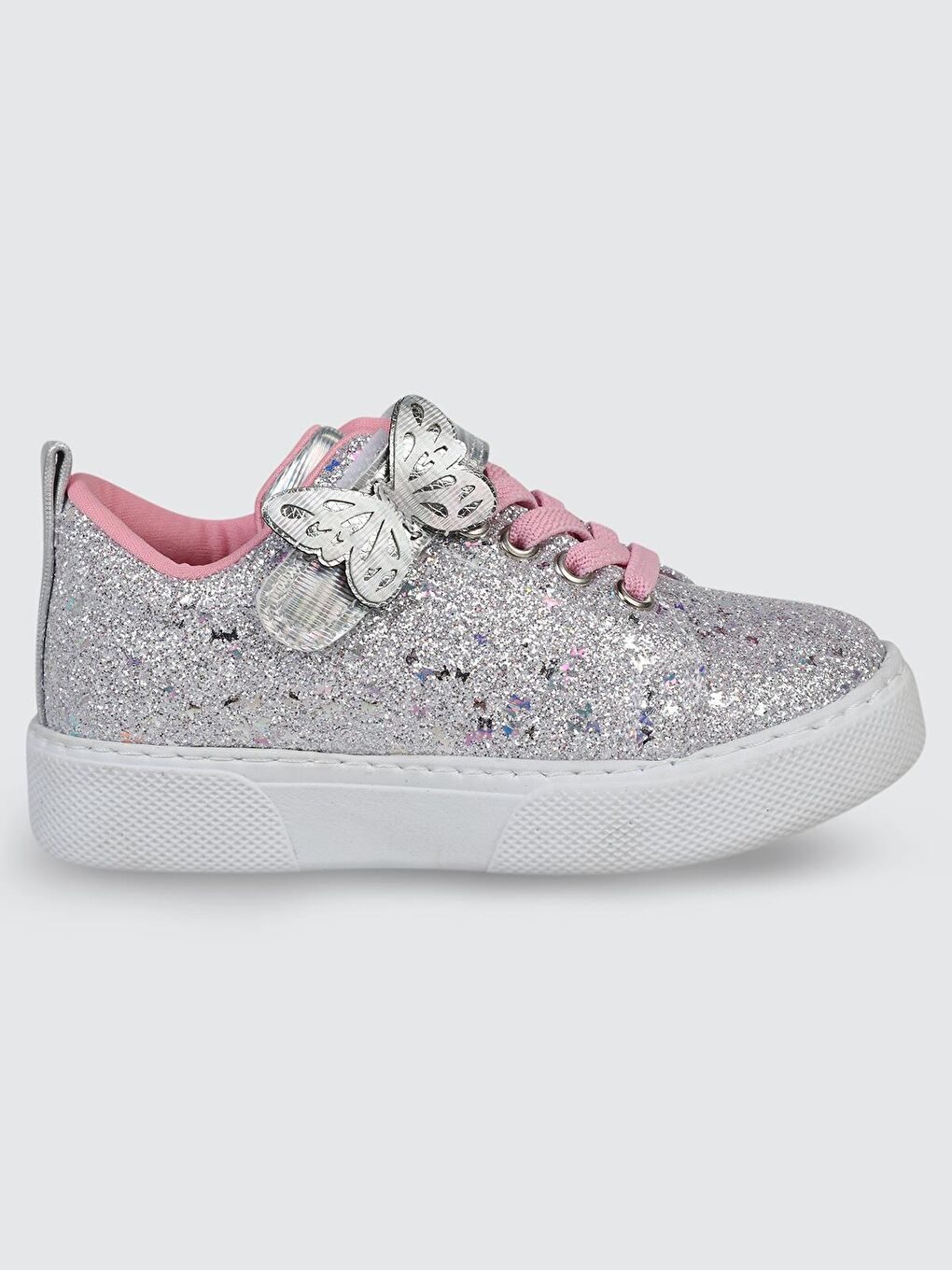 Girls Pullu Aksesuarlı 26- Spor Ayakkabı - Gri 31-4