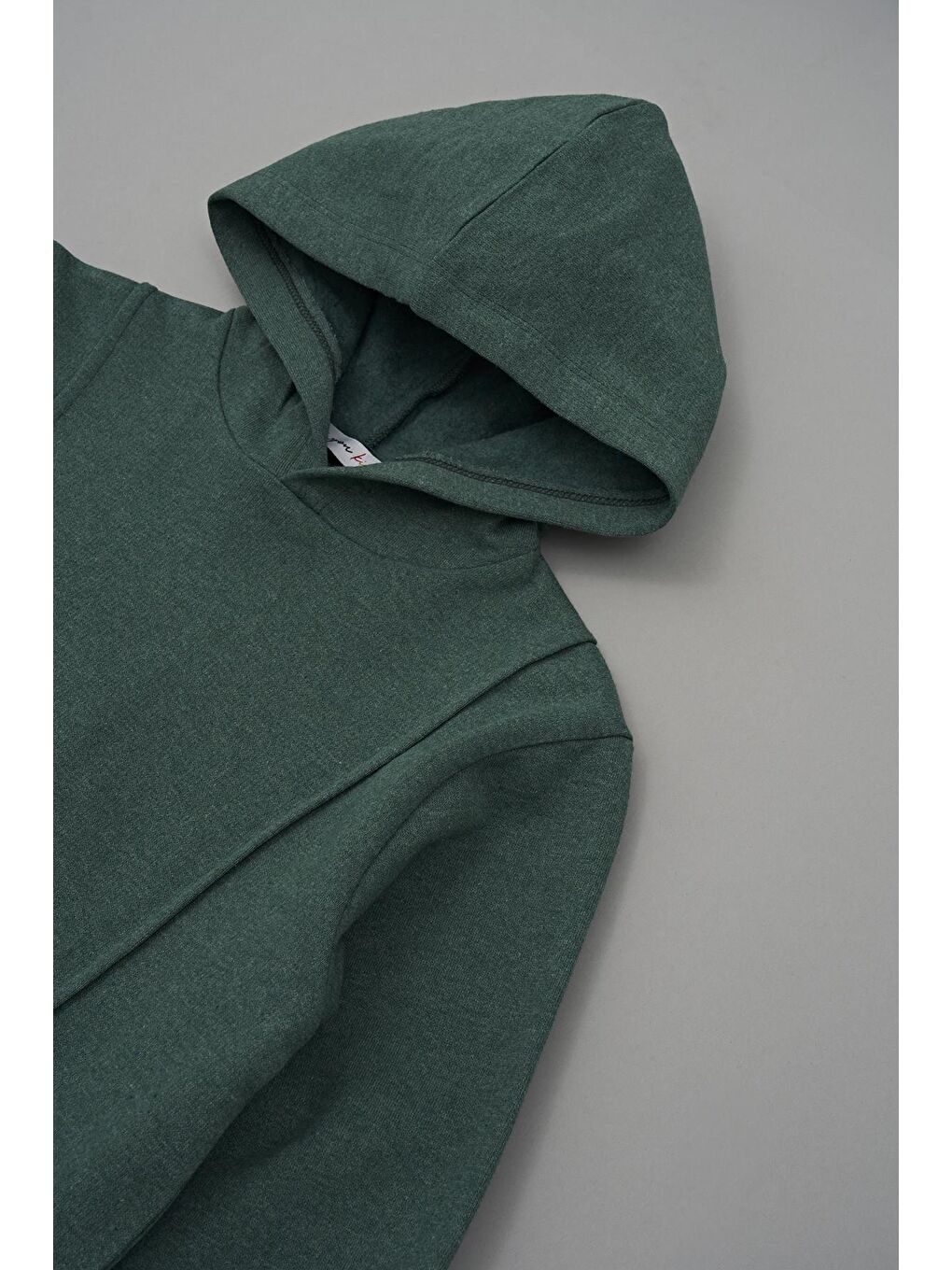 Çıma Detaylı Kapüşonlu Yeşil Alt Üst Takım-1