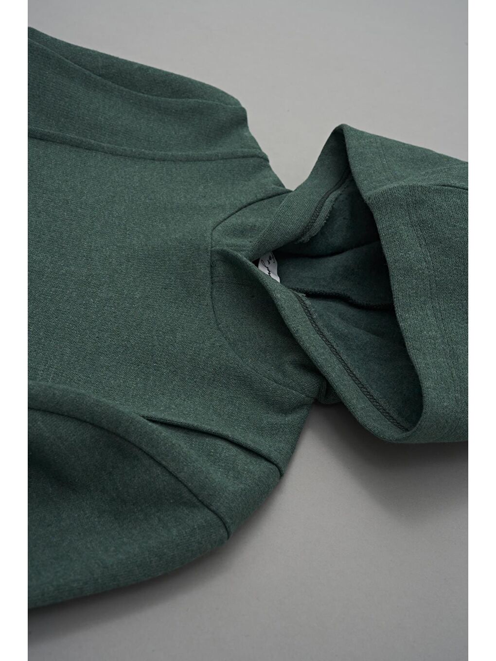 Çıma Detaylı Kapüşonlu Yeşil Alt Üst Takım-2