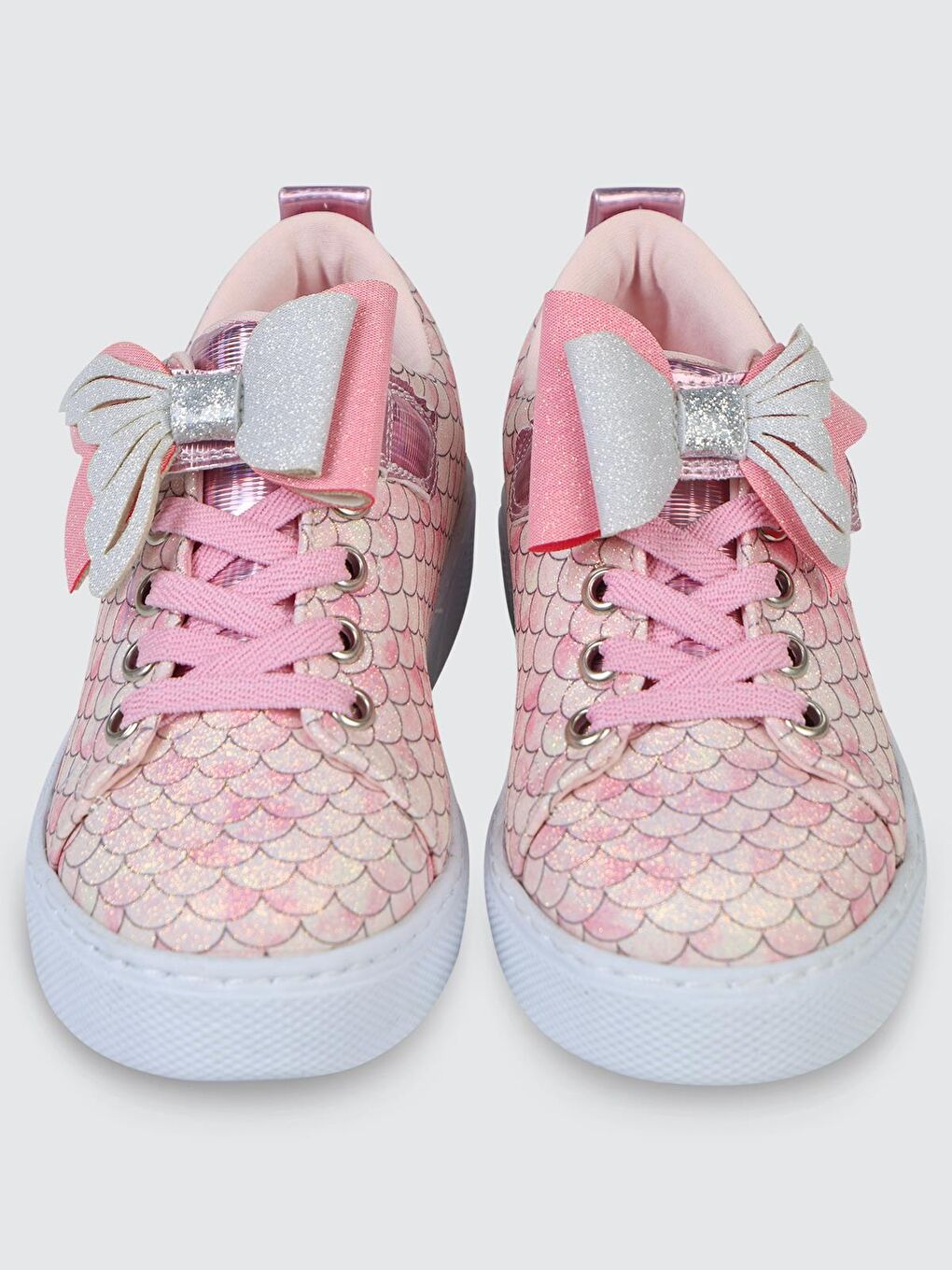 Girls Balık Sırtı Baskılı 26- Spor Ayakkabı - Pembe 31-1