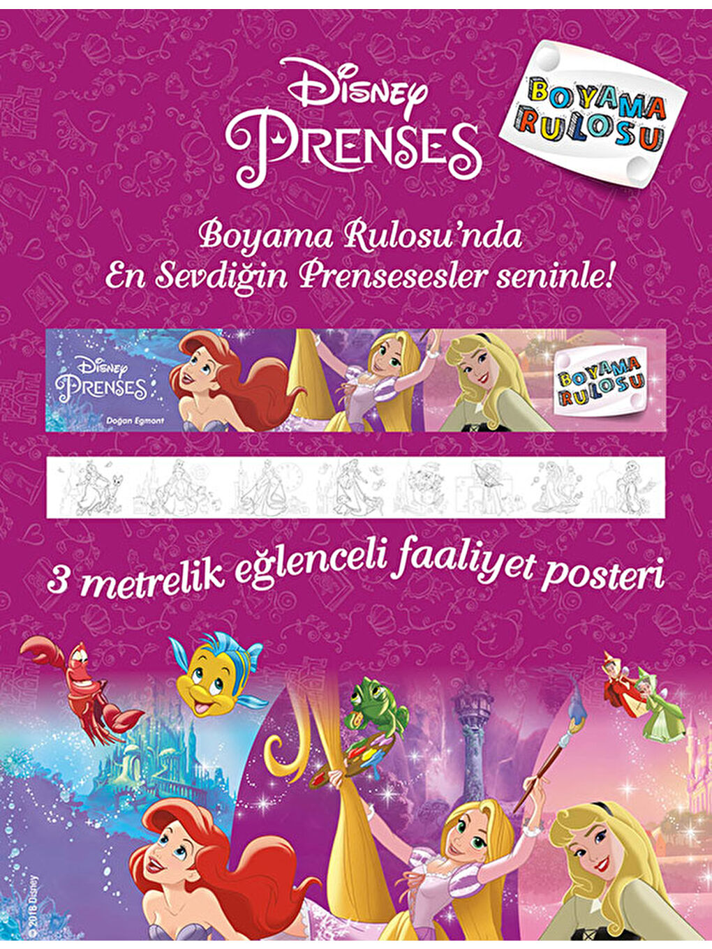Prenses Boyama Rulosu -