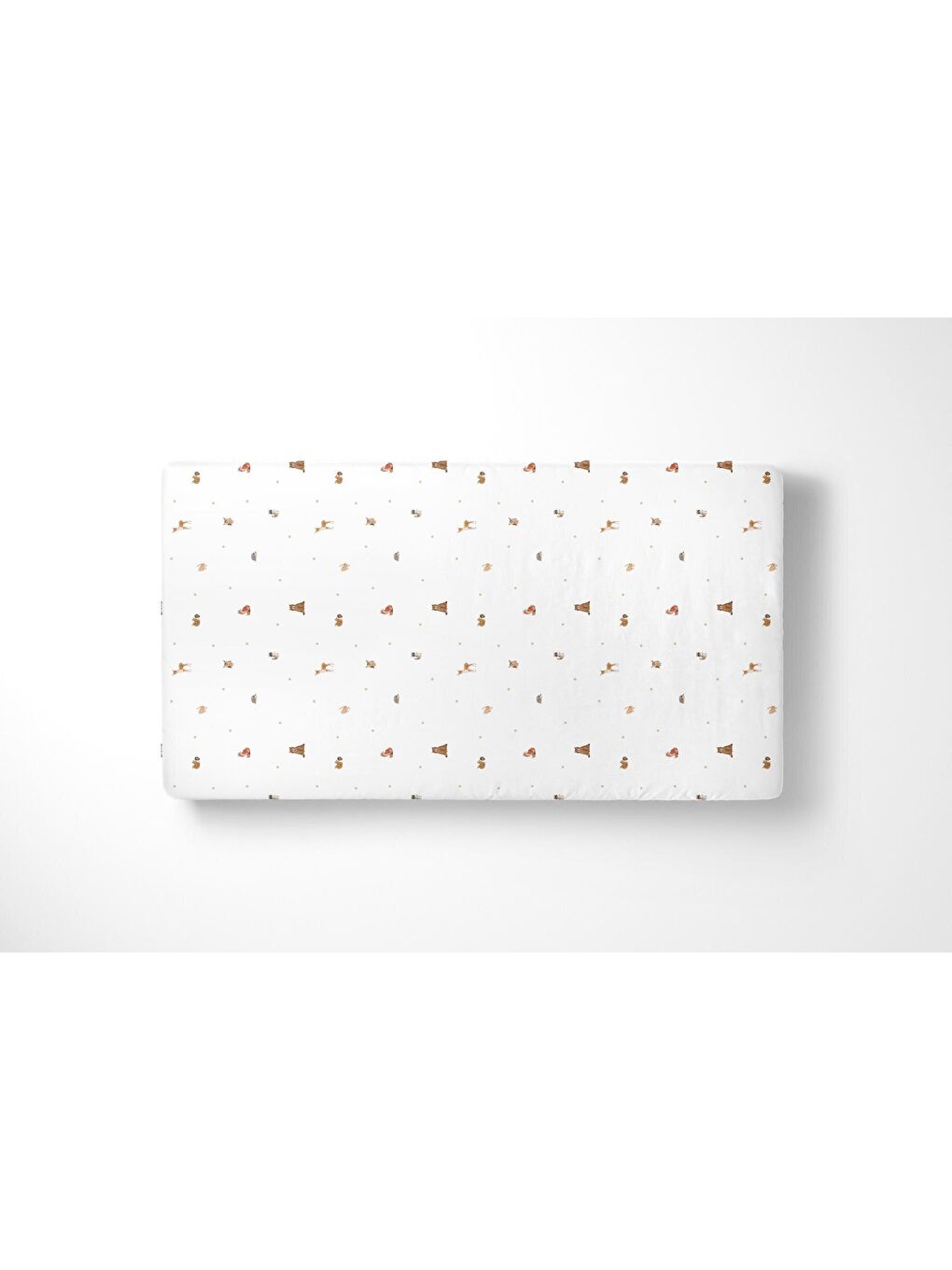 Casadora Baby Kahverengi 100% Pamuk Saten Bebek Lastikli Çarşaf - 70x140 cm - 2