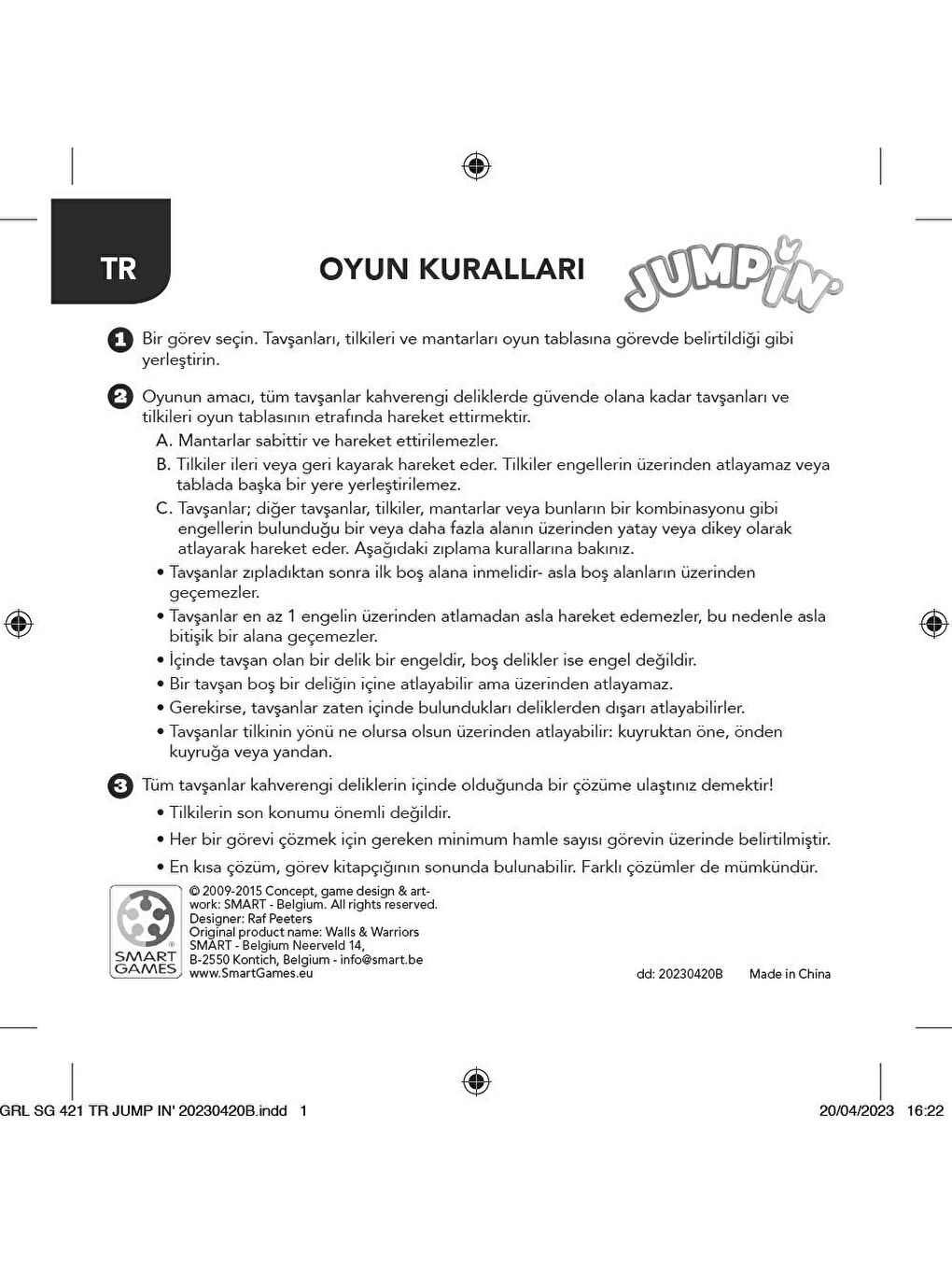 SmartGames Karışık Jump In Zeka Oyuncağı - 7