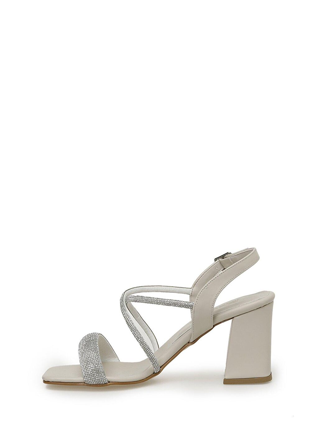 DESSA 3FX Bej Kadın Topuklu Sandalet-2